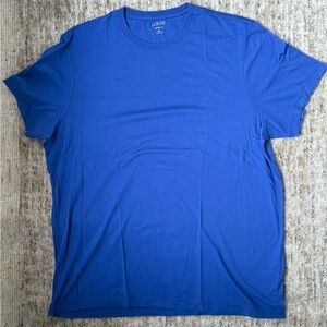 J. Crew Men's Vibrant Blue Short Sleeve Tee